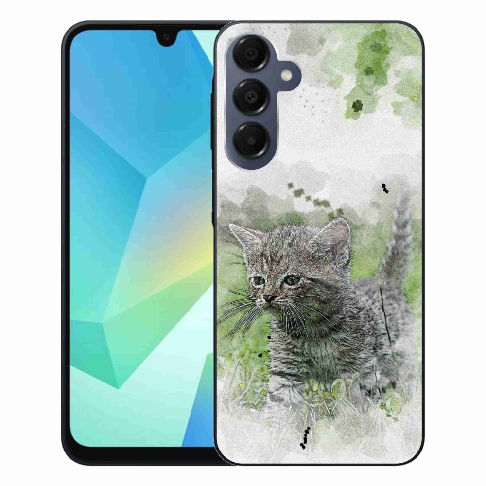 Gélový kryt mmCase na Samsung Galaxy A16 4G/5G - roztomilé mačiatko 1