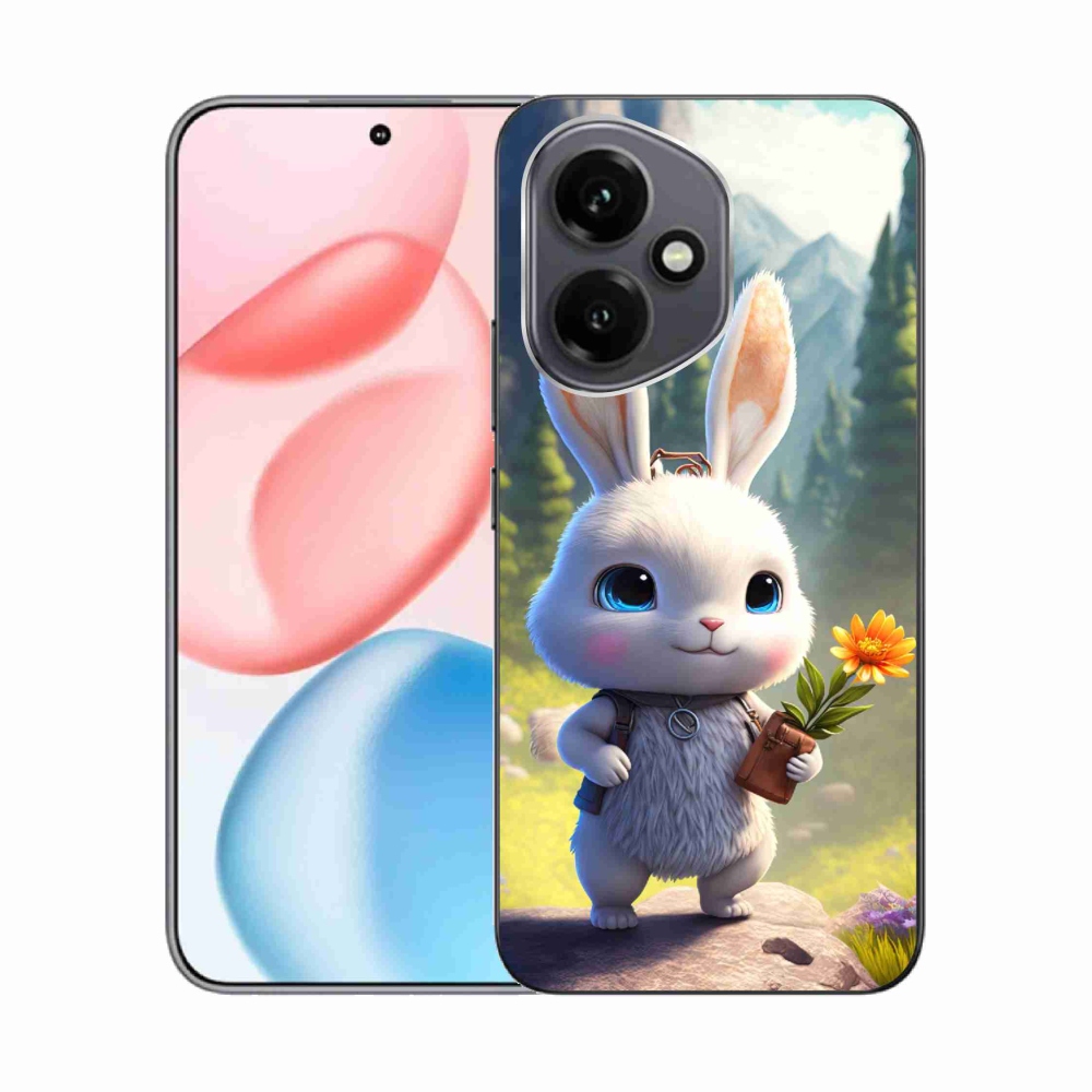 Gélový kryt mmCase na Honor 400 - roztomilý zajačik