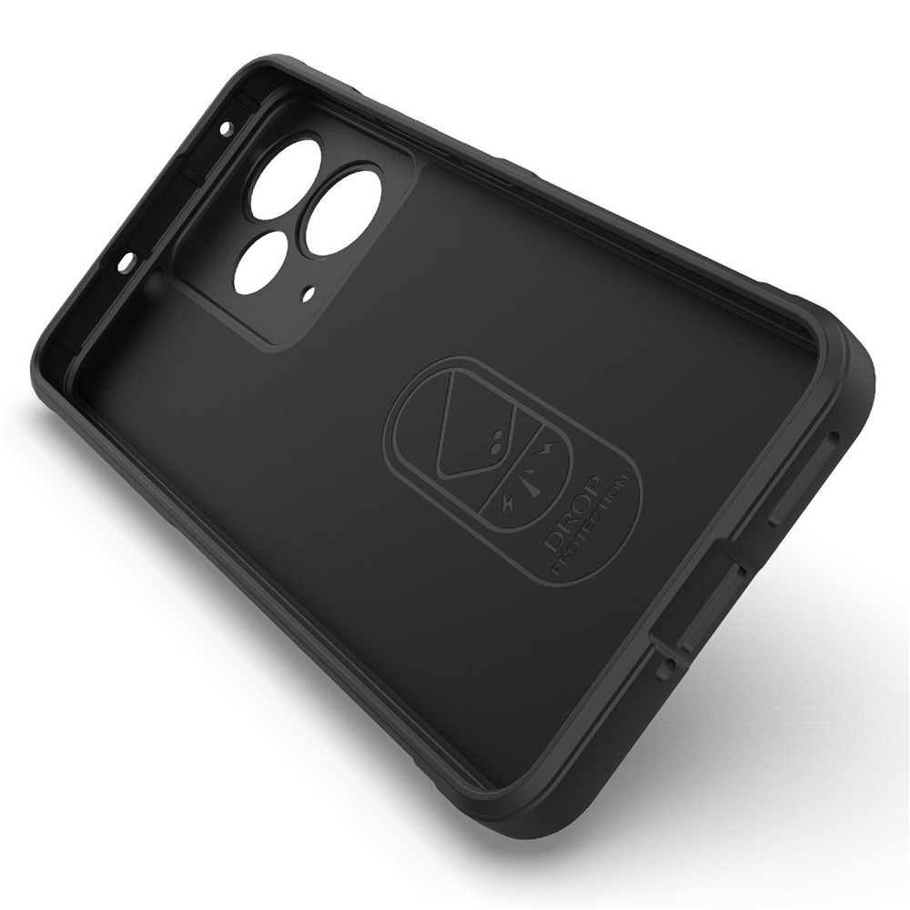 Rugg odolný gélový obal na Realme 14T 5G - čierny