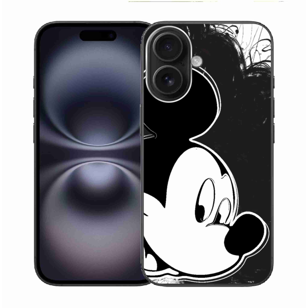 Gélový kryt mmCase na iPhone 16 - mickey mouse 1