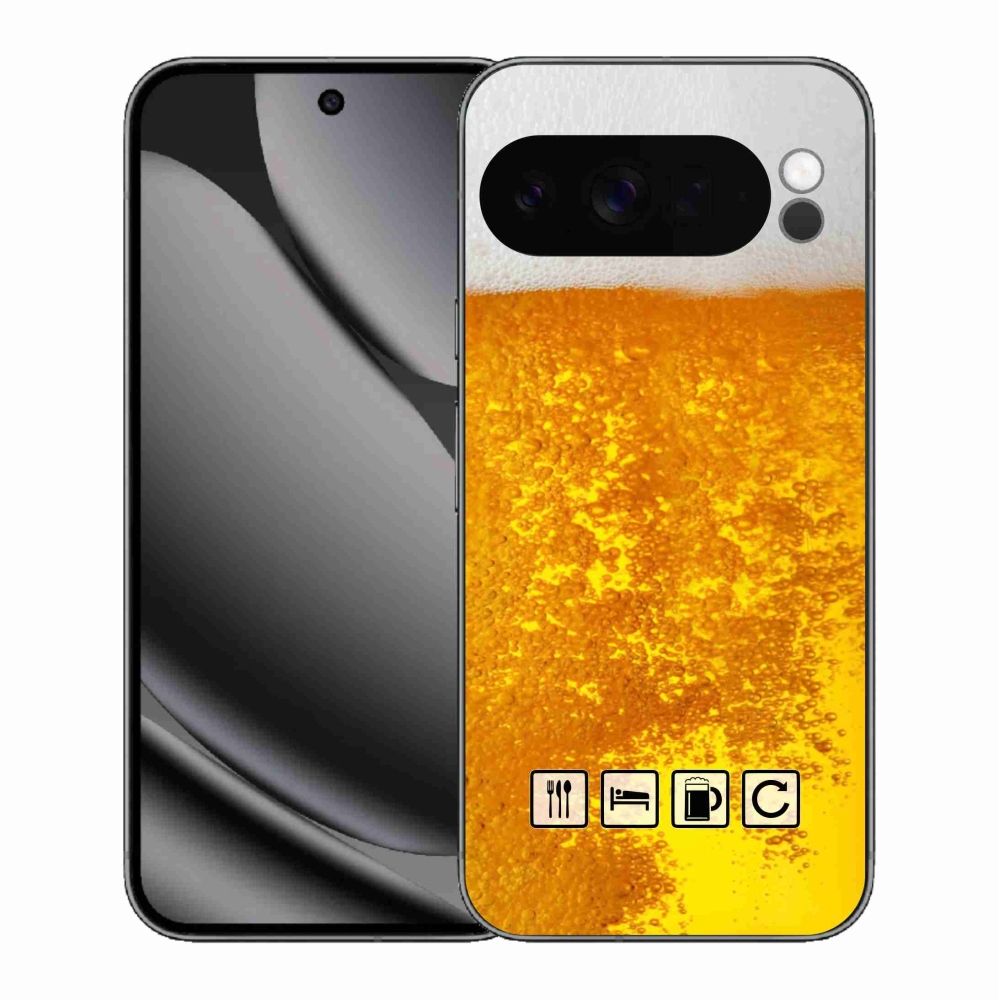 Gélový kryt mmCase na Google Pixel 10 Pro XL - pivný motív 3