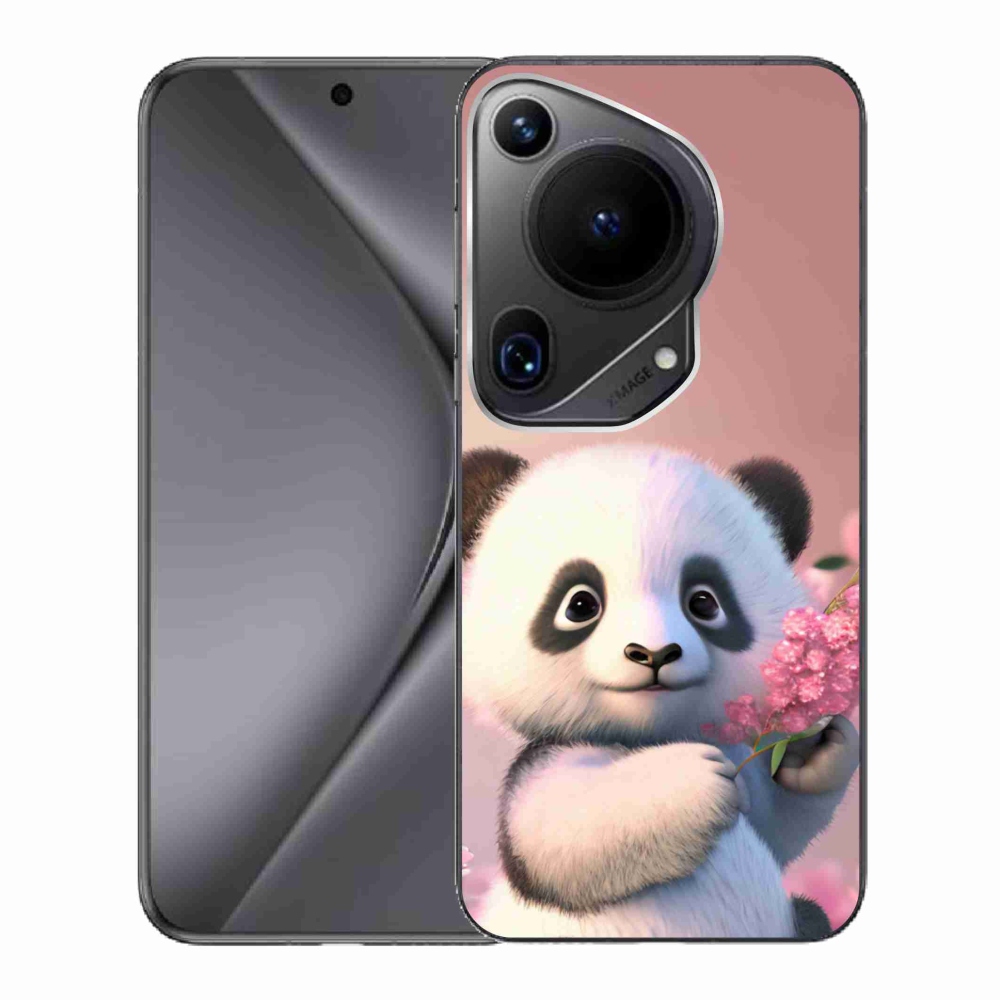 Gélový kryt mmCase na Huawei Pura 70 Ultra - roztomilá panda