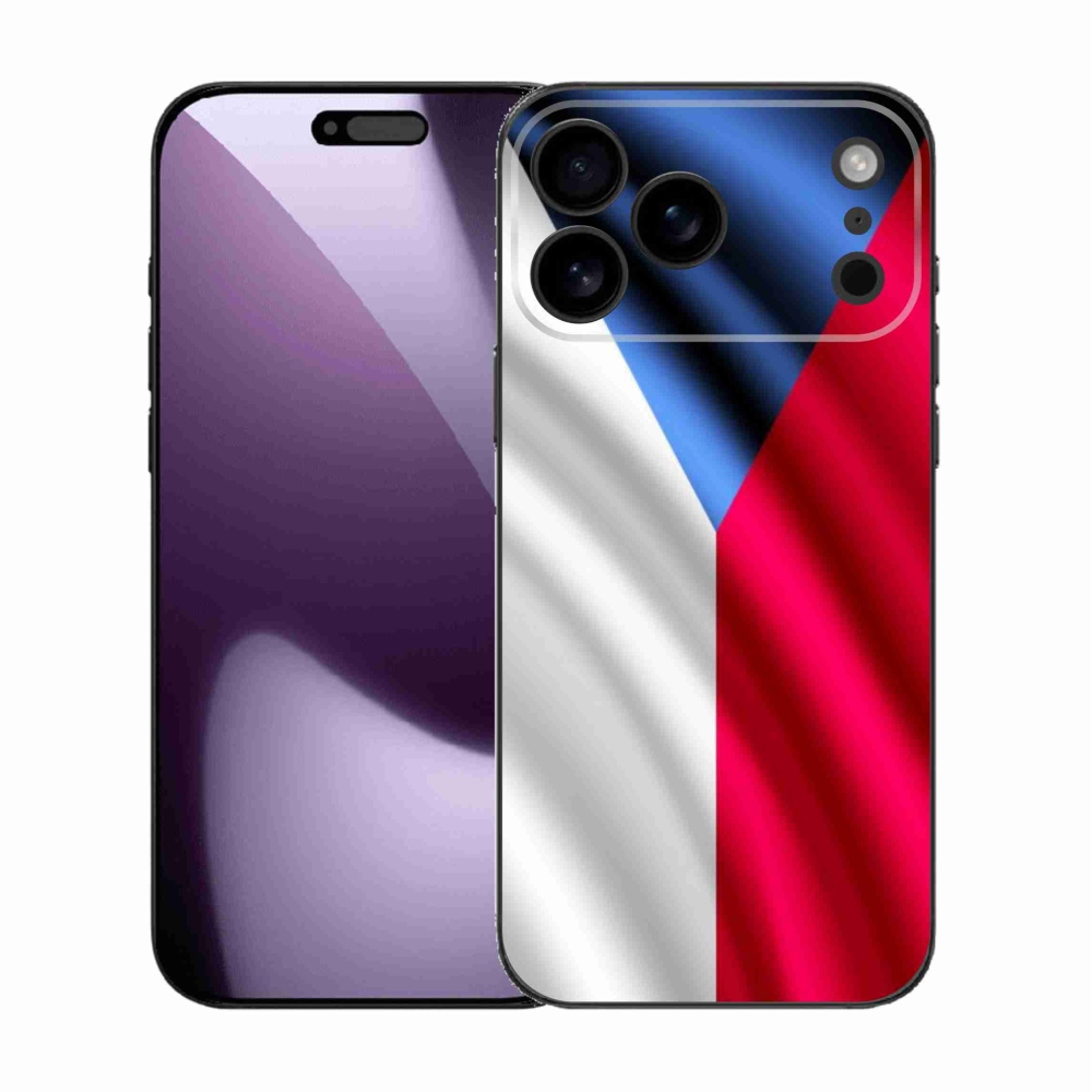 Gélový kryt mmCase na iPhone 17 Pro Max - česká vlajka