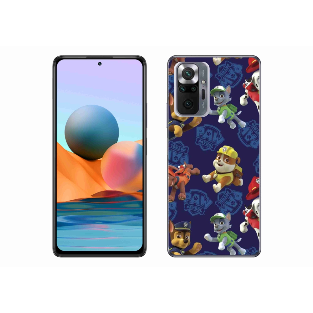 Gélový kryt mmCase na Xiaomi Redmi Note 10 Pro - labková patrola 1