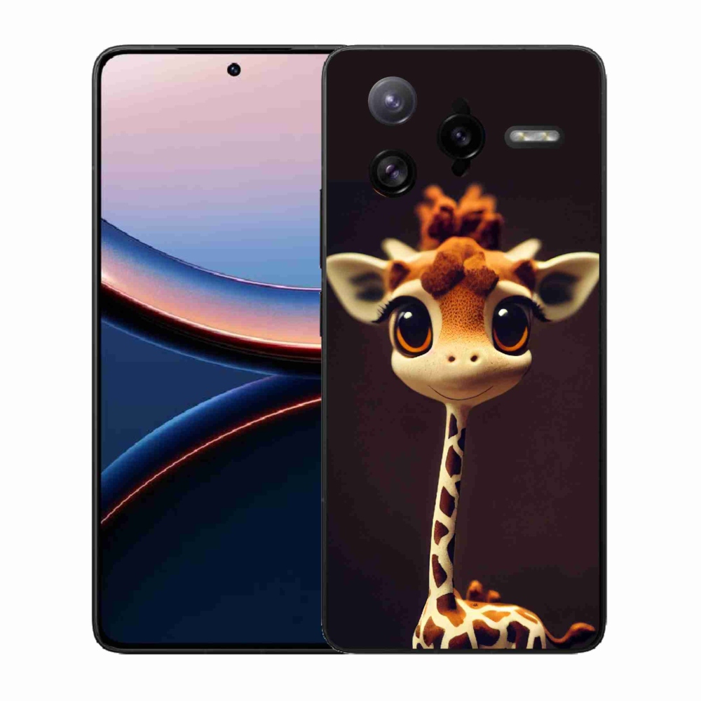 Gélový kryt mmCase na Xiaomi Poco F7 Ultra - malá žirafa