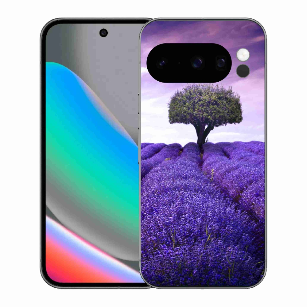 Gélový kryt mmCase na Google Pixel 10 Pro - levanduľová lúka