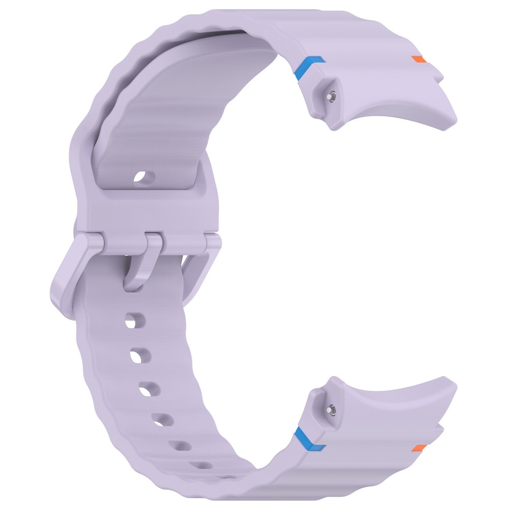 Various silikónový remienok na Samsung Galaxy Watch FE/Watch7 44mm/40mm - fialový