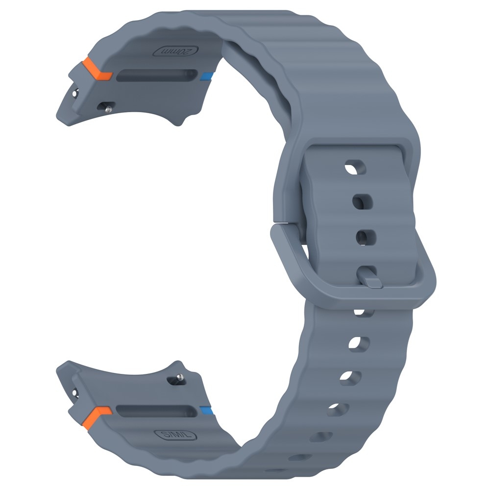 Various silikónový remienok na Samsung Galaxy Watch FE/Watch7 44mm/40mm - modrý