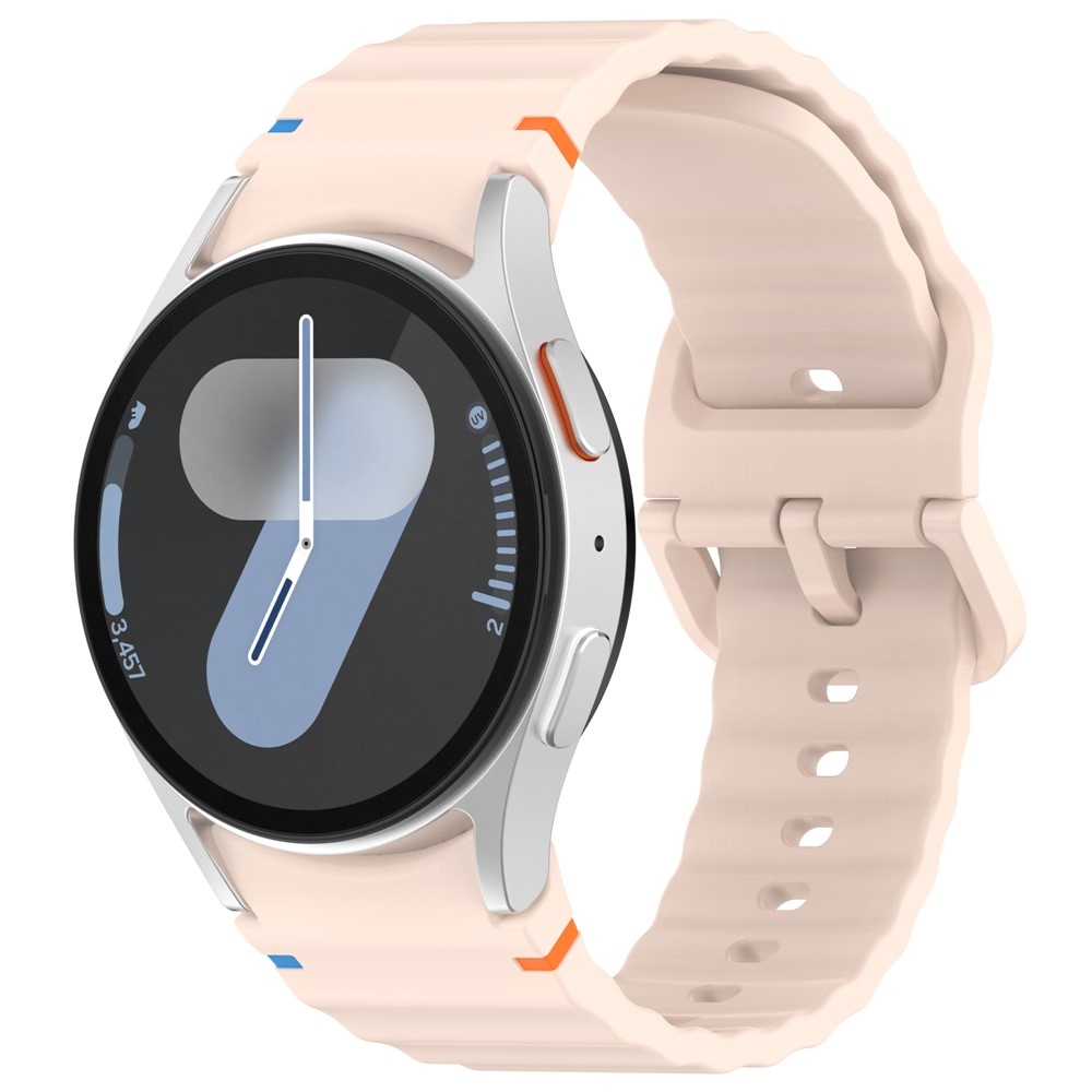 Various silikónový remienok na Samsung Galaxy Watch FE/Watch7 44mm/40mm - ružový