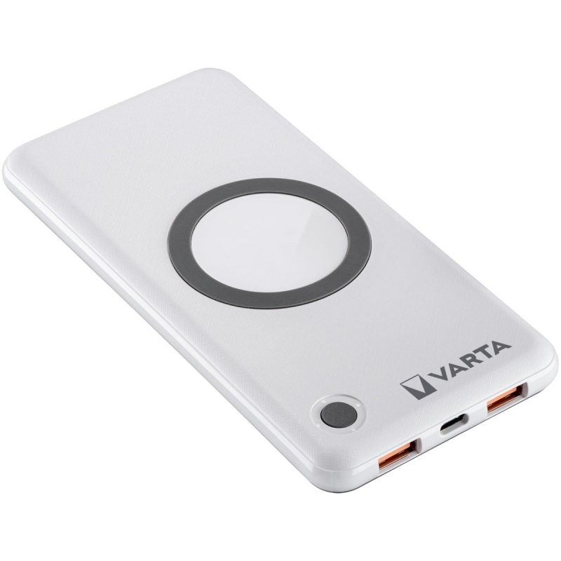 VARTA Portable Bezdrôtová Powerbanka 10000mAh Silver