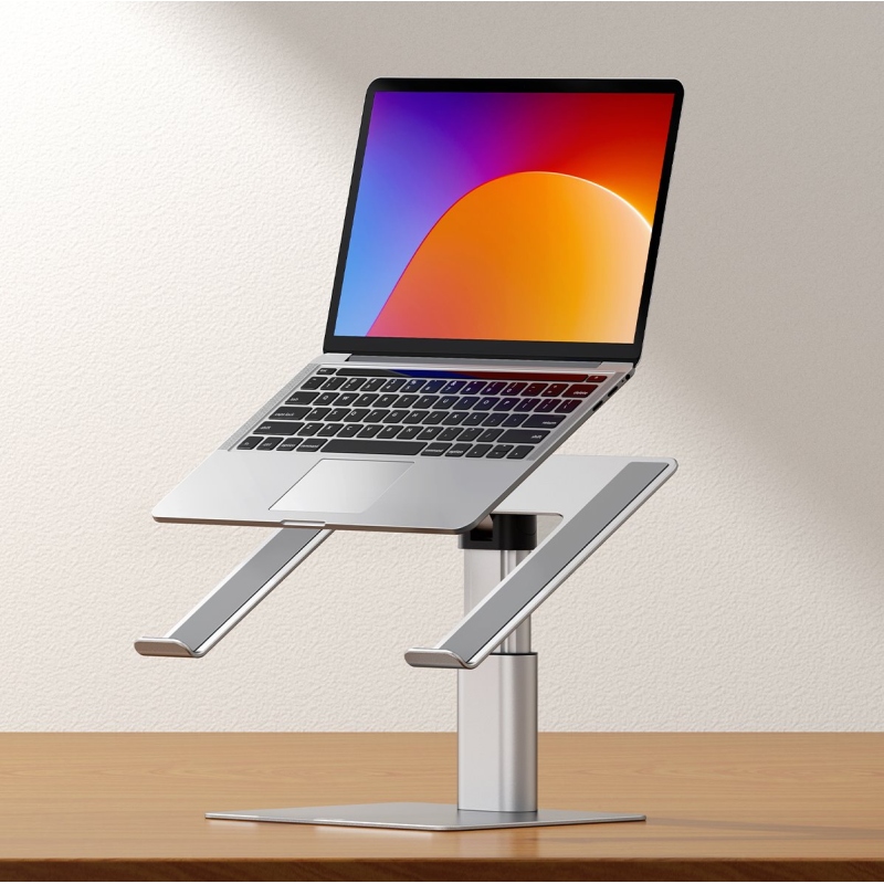 Baseus LUJS000012 Metal Adjustable Laptop Stand Silver