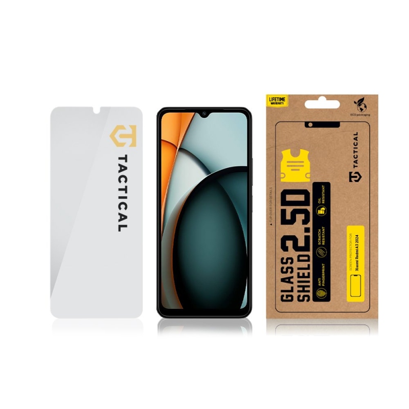 Tactical Glass Shield 2.5D sklo pre Xiaomi Redmi A3 2024 Clear