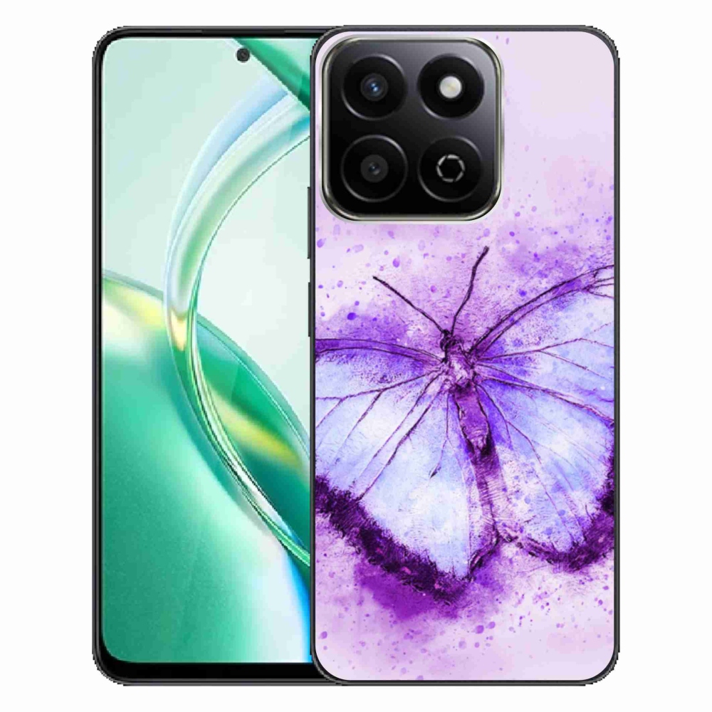 Gélový kryt mmCase na Honor 200 Smart 5G - fialový motýľ