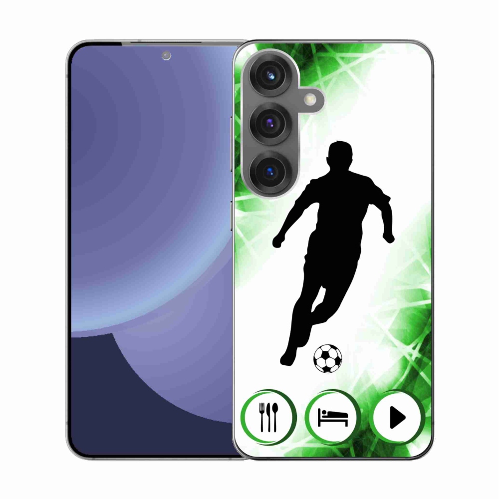 Gélový kryt mmCase na Samsung Galaxy S25 - futbalista