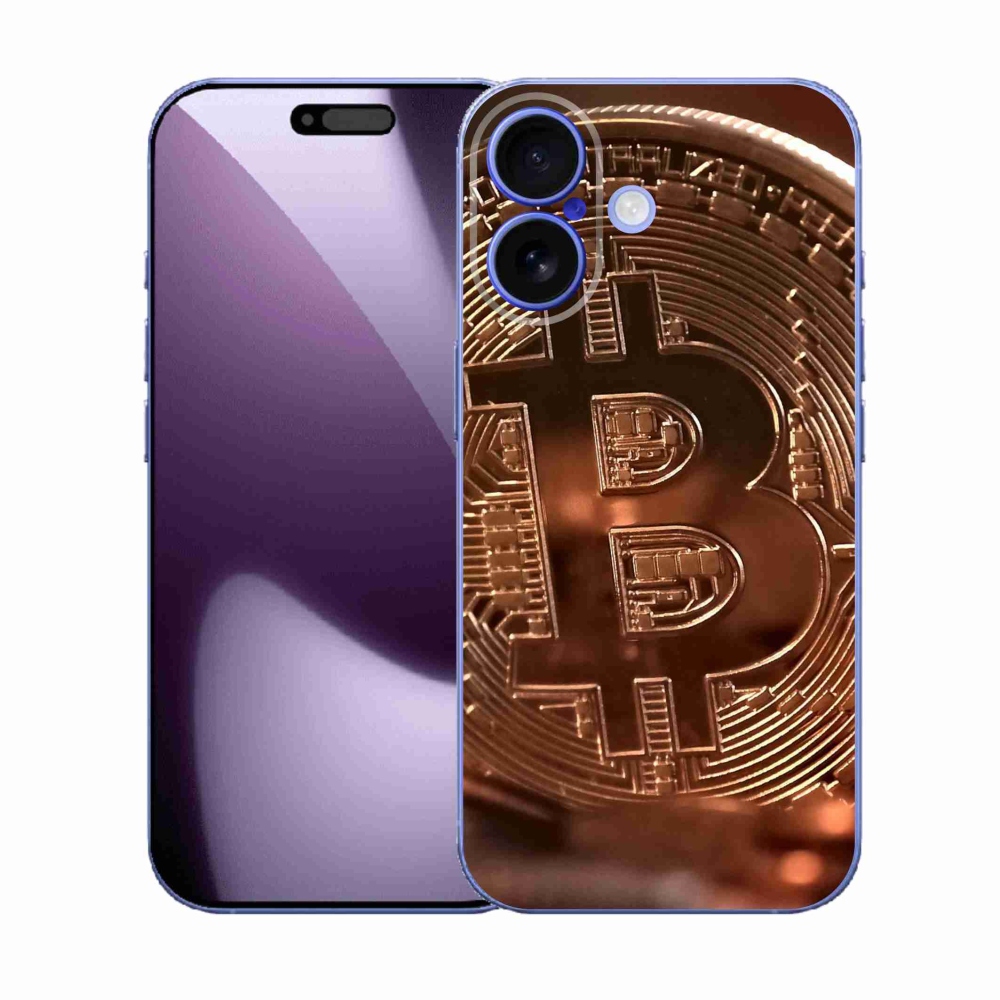 Gélový kryt mmCase na iPhone 17 - bitcoin