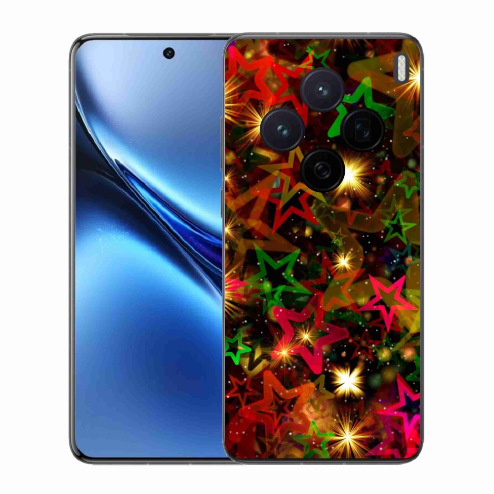 Gélový kryt mmCase na Vivo X200 5G - farebné hviezdičky