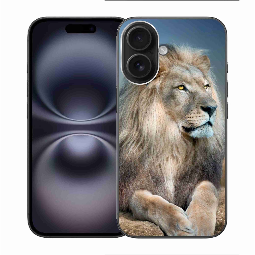 Gélový obal mmCase na iPhone 16 - lev 1