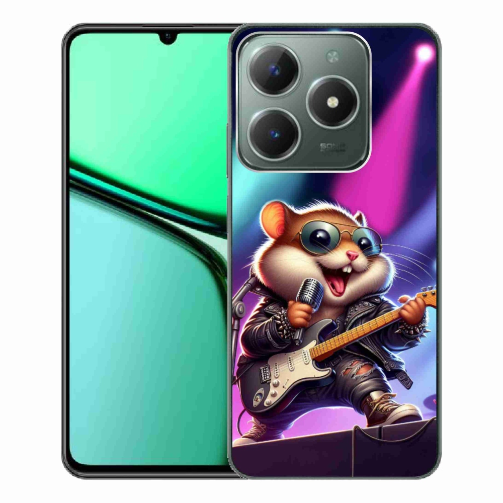 Gélový kryt mmCase na Realme C61 - škrečok rocker