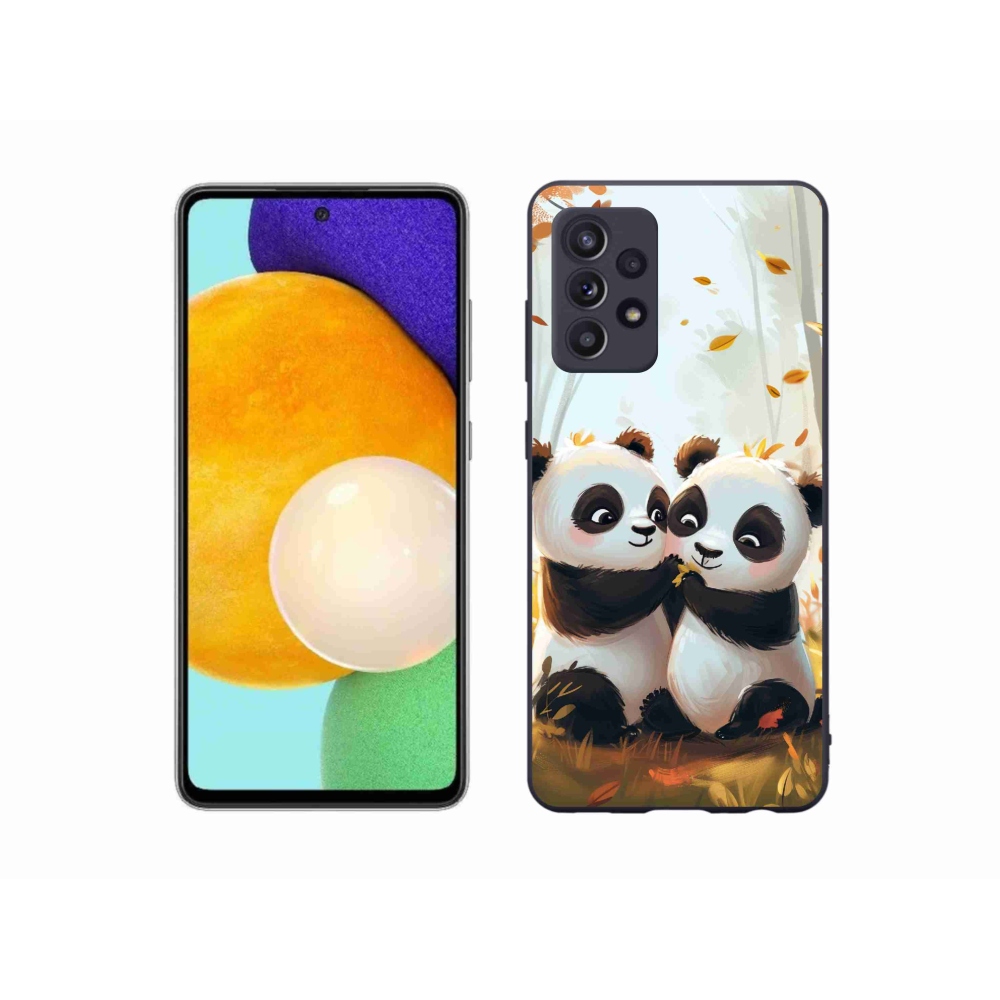 Gélový kryt mmCase na Samsung Galaxy A52s 5G - pandy