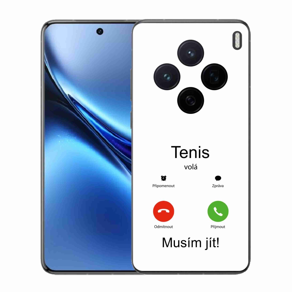 Gélový kryt mmCase na Vivo X200 5G - tenis volá biele pozadie