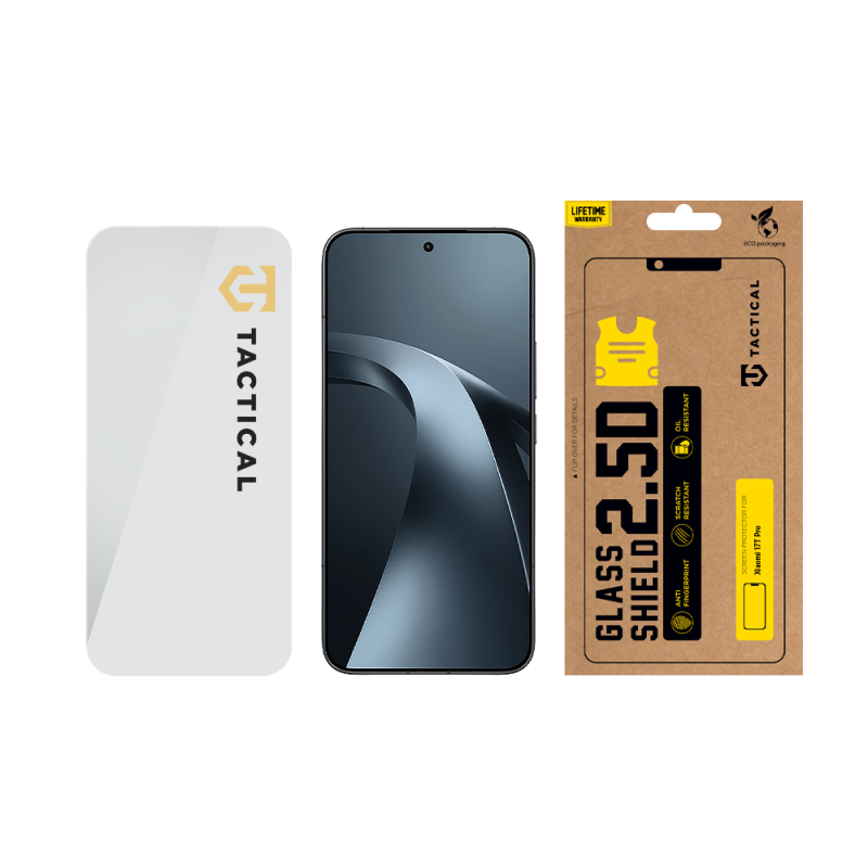 Taktické sklo Tactical Glass Shield 2.5D pre Xiaomi 17T Pro – číre