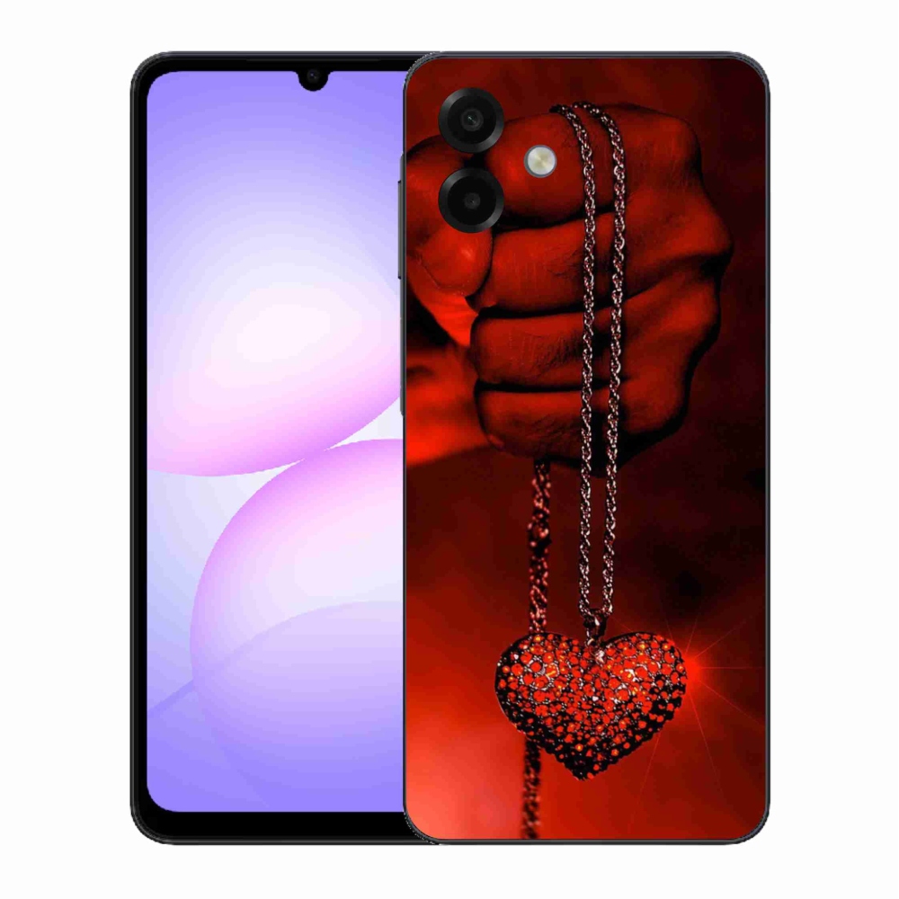 Gélový kryt mmCase na Samsung Galaxy A07 4G - náhrdelník