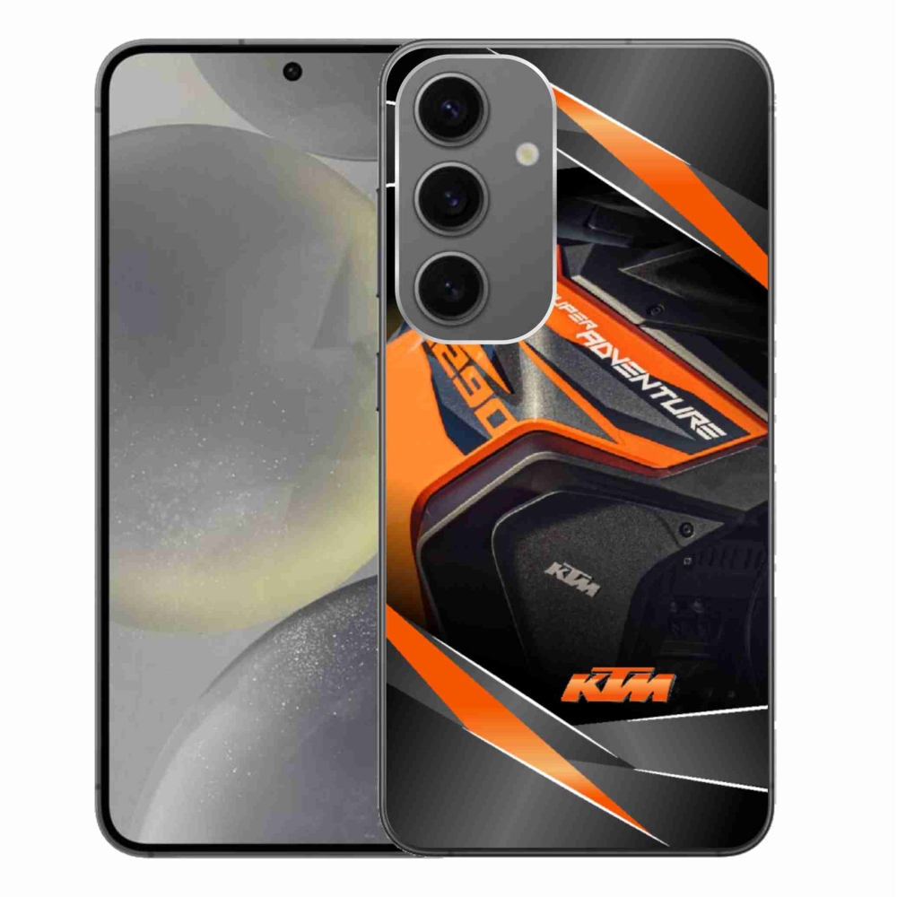 Gélový kryt mmCase na Samsung Galaxy S24+ - motorka ktm