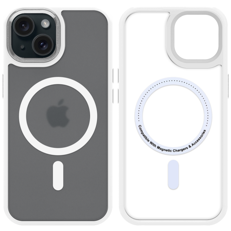 Tactical MagForce Hyperstealth 3.0 Puzdro pre Apple iPhone 15 Snow White