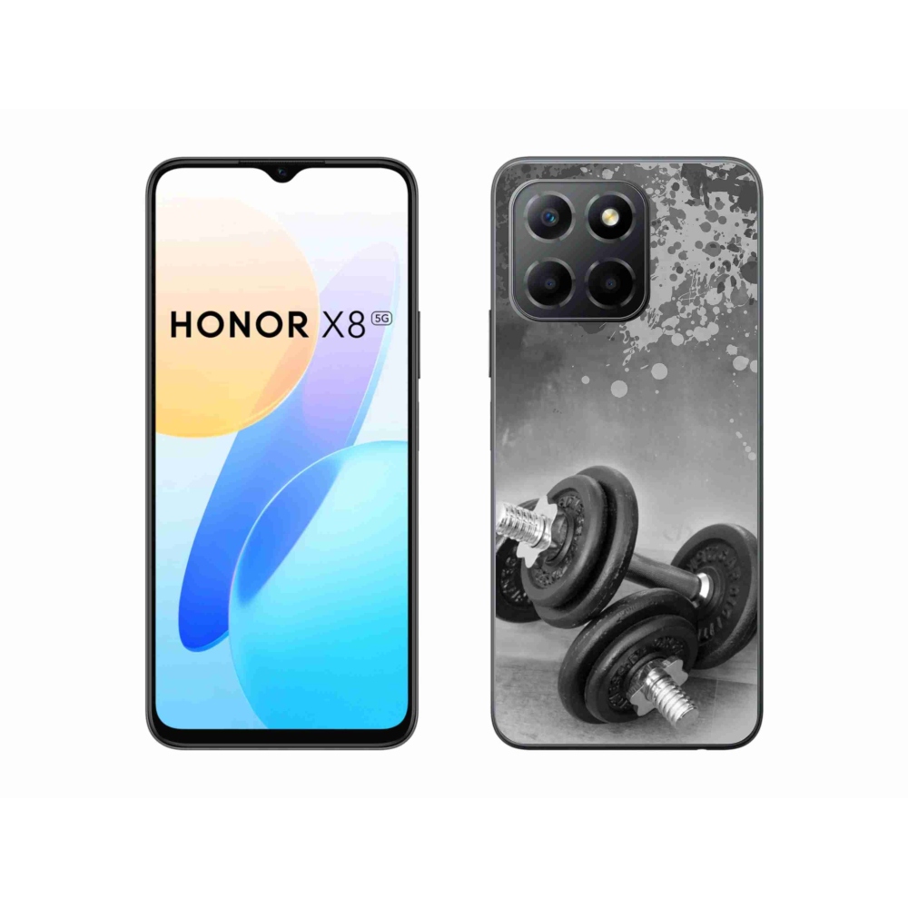 Gélový kryt mmCase na Honor X8 5G/Honor 70 Lite 5G - činky 1
