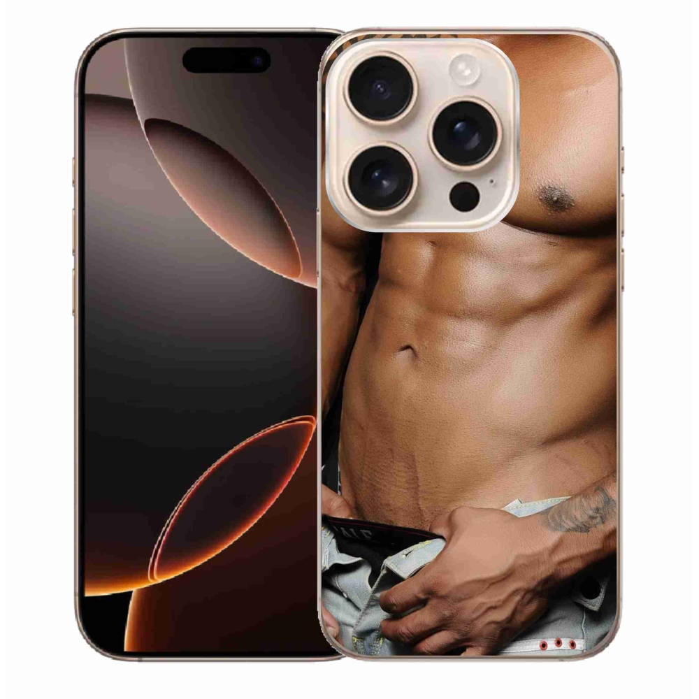 Gélový kryt mmCase na iPhone 16 Pro Max - sexy muž