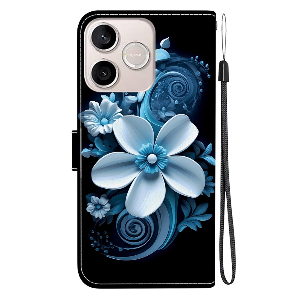 Versatile knižkové puzdro na Honor 600 Lite 5G - orchidea