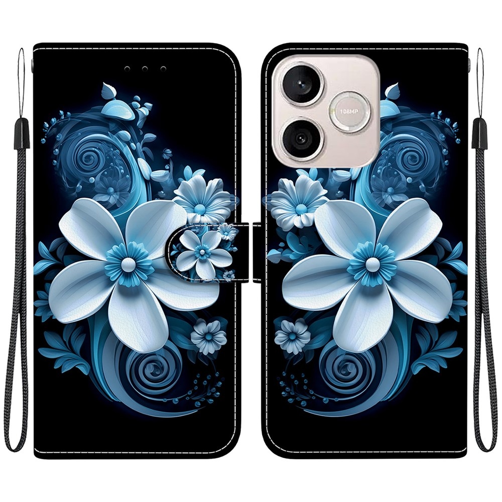 Versatile knižkové puzdro na Honor 600 Lite 5G - orchidea