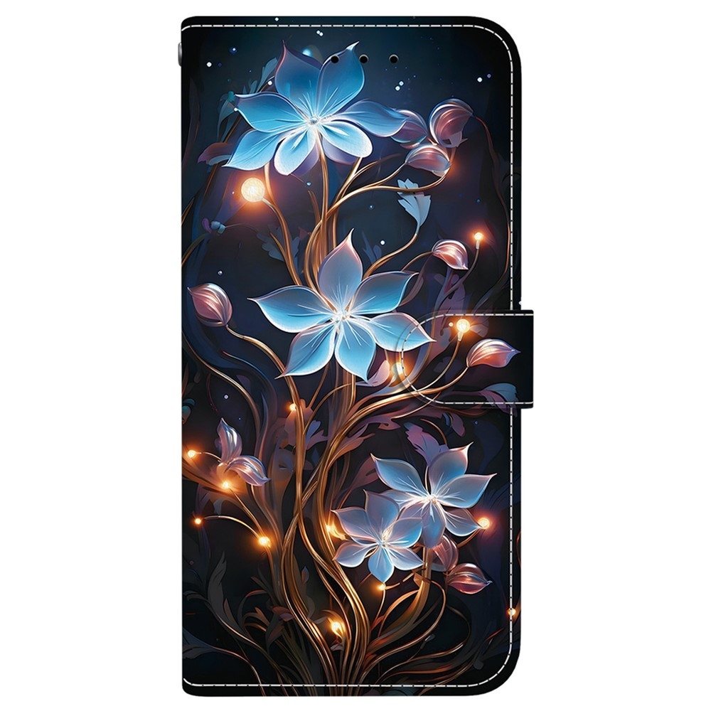 Versatile knižkové puzdro na Realme 16 Pro + 5G - modré kvety