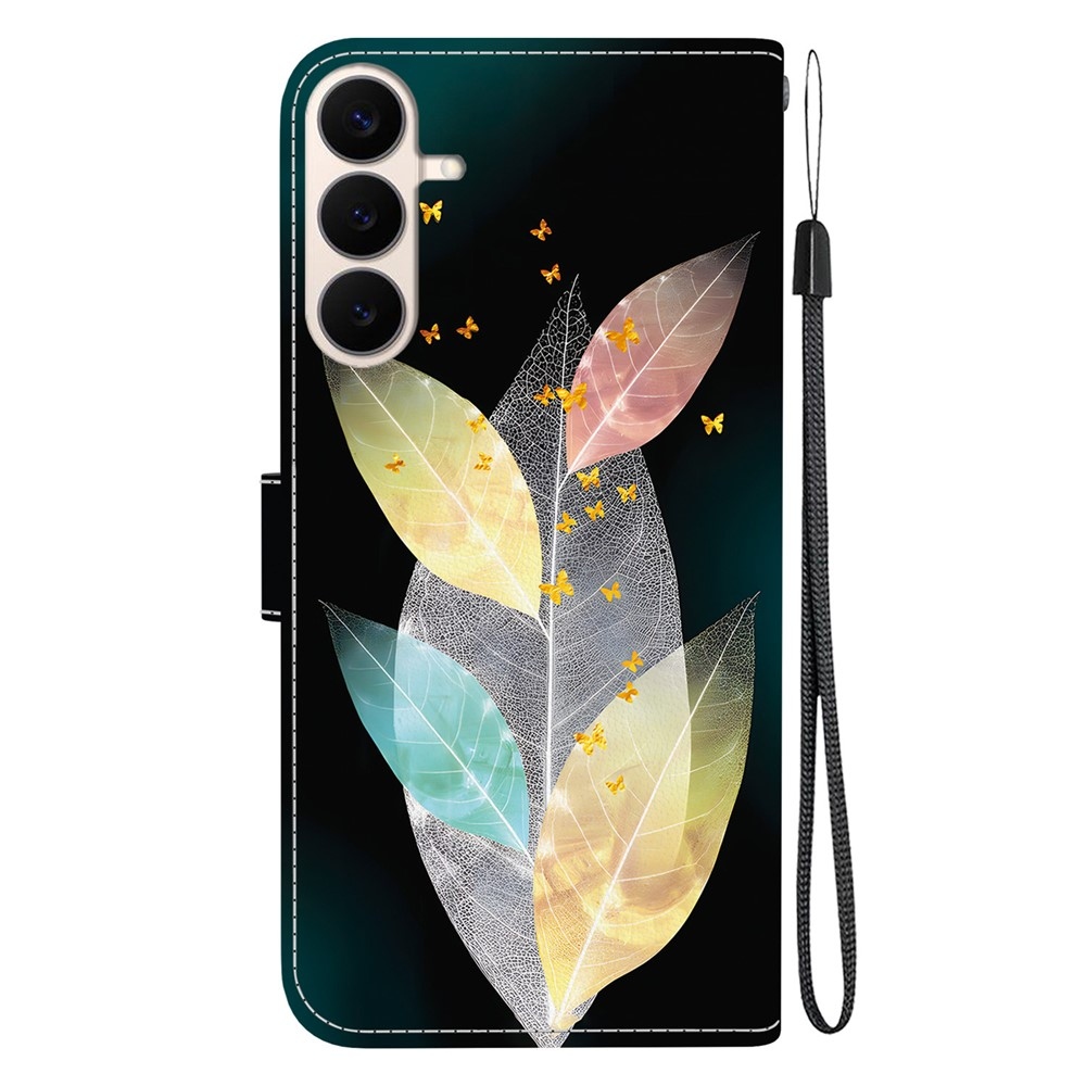 Versatile knižkové púzdro na Samsung Galaxy S26 FE - farebné listy