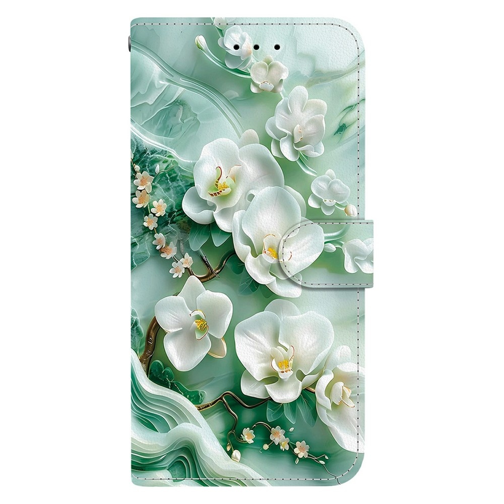 Versatile knižkové púzdro na Samsung Galaxy S26 FE - biele kvety