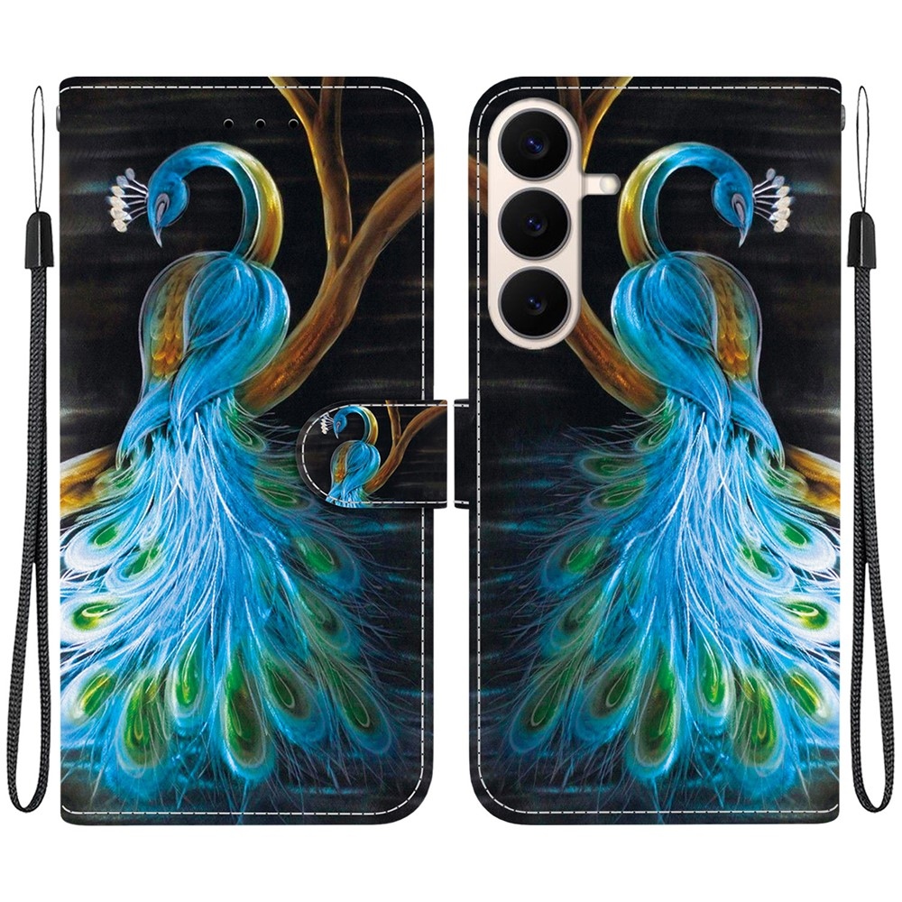 Versatile knižkové púzdro na Samsung Galaxy S26 FE - páv