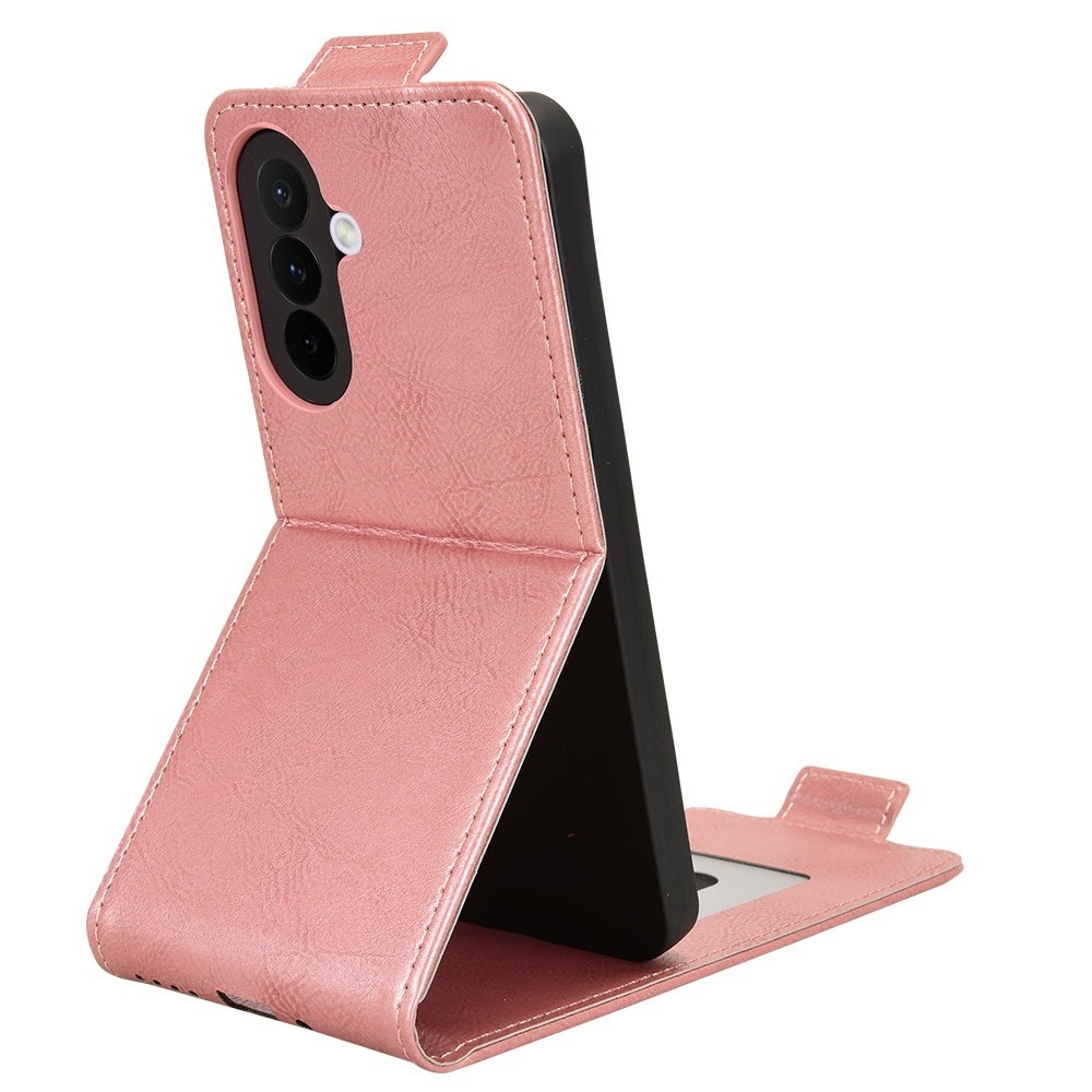 Vert flipové púzdro na Samsung Galaxy A27 - ružovozlaté