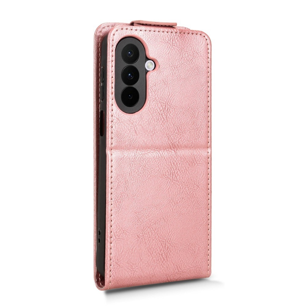 Vert flipové púzdro na Samsung Galaxy A27 - ružovozlaté