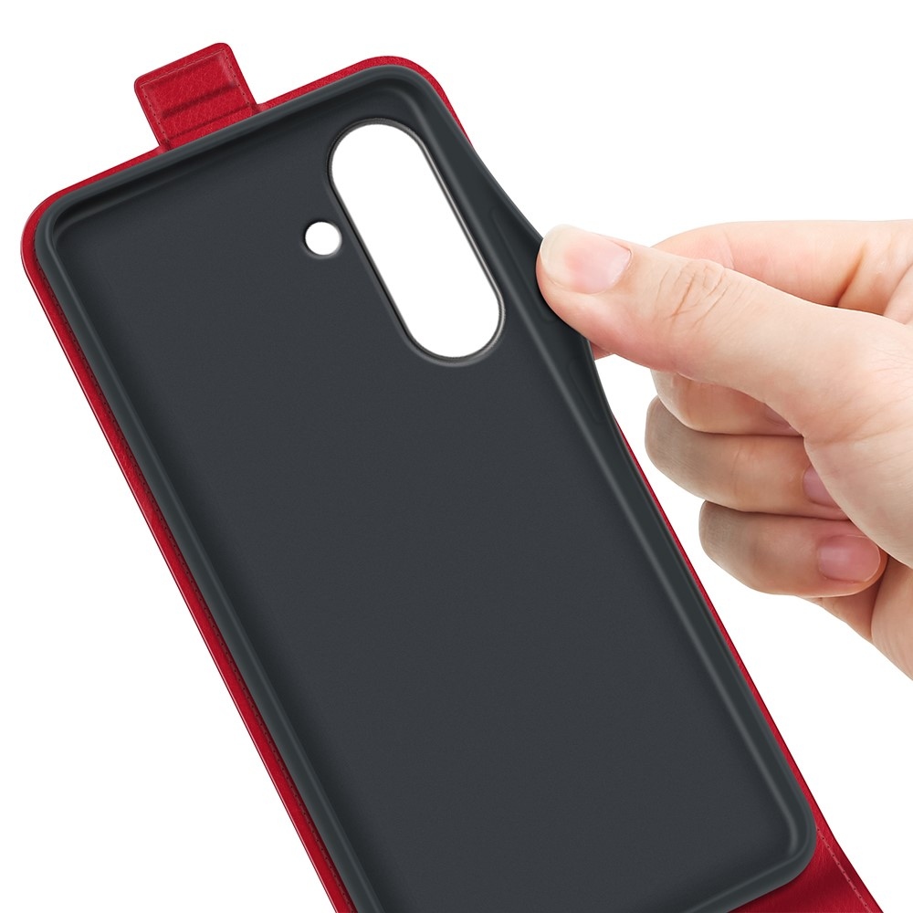 Vertical knižkové púzdro na Samsung Galaxy A37 5G - červené