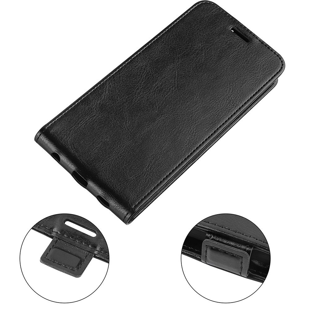 Vertical knižkové puzdro na Xiaomi Redmi 17 4G/5G - čierne