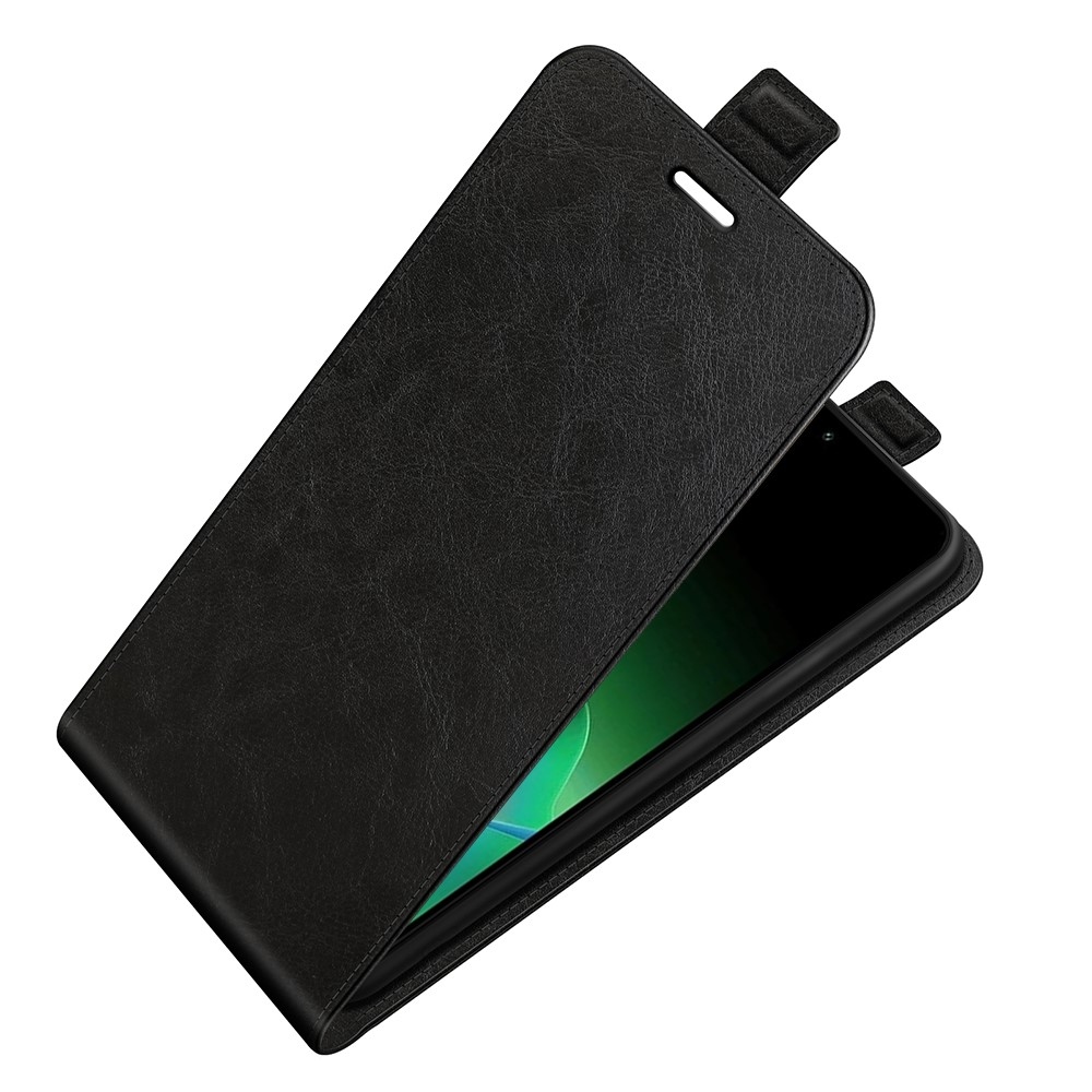 Vertical knižkové puzdro na Xiaomi Redmi 17 4G/5G - čierne
