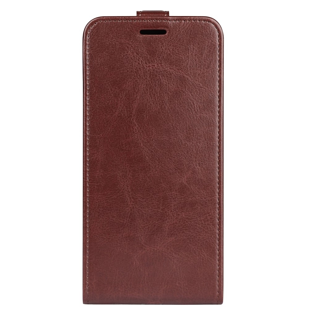 Vertical knižkové púzdro na Xiaomi Redmi 17 4G/5G - hnedé