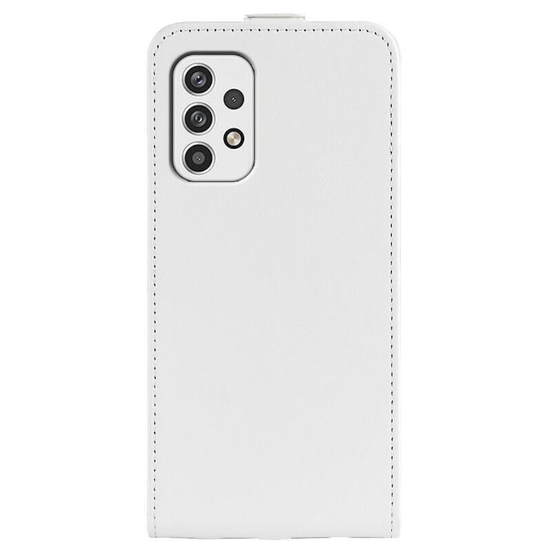 Vertical PU kožené peňaženkové púzdro na mobil Samsung Galaxy A23 4G/5G - biele