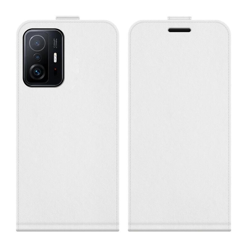 Vertical PU kožené peněženkové puzdro na mobil Xiaomi 11T / 11T Pro - biele