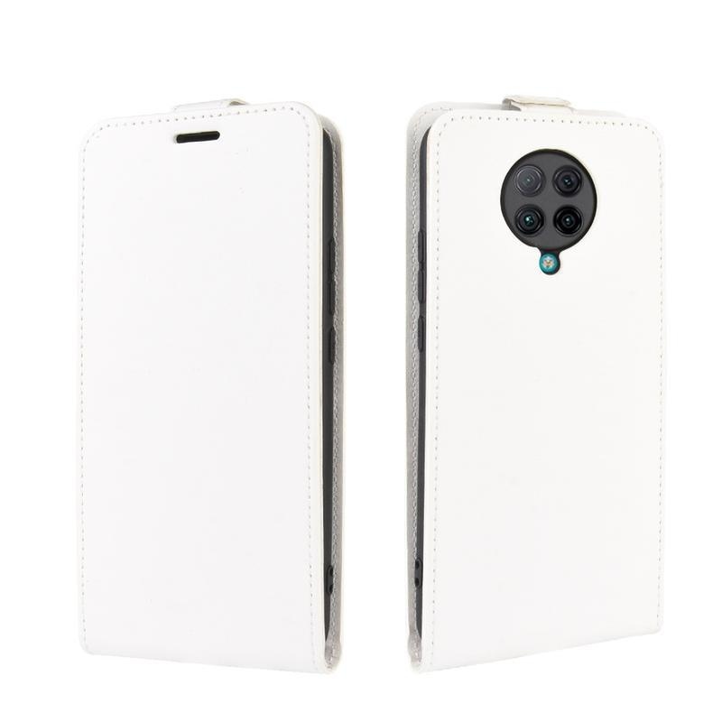 Vertical PU kožené peněženkové puzdro na mobil Xiaomi Poco F2 Pro - biele