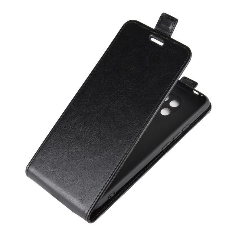 Vertical PU kožené peněženkové puzdro na mobil Xiaomi Poco F2 Pro - čierne