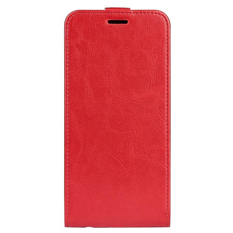 Vertical PU kožené peňaženkové púzdro na mobil Xiaomi Redmi Note 11 Pro+ 5G - červené