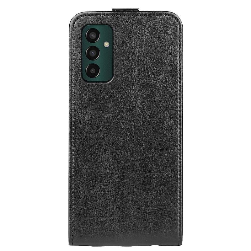 Vertical PU kožené púzdro na mobil Samsung Galaxy M13 4G - čierne