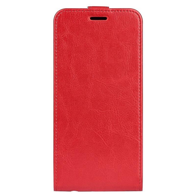 Vertical PU kožené púzdro na mobil Samsung Galaxy M13 4G - červené