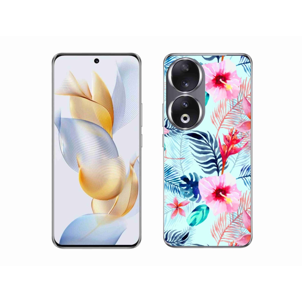 Gélový kryt mmCase na Honor 90 - kvety